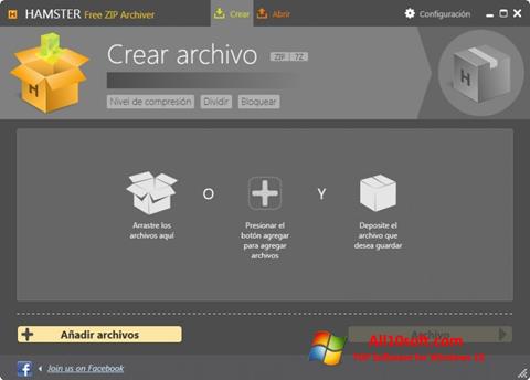 Petikan skrin Hamster Free ZIP Archiver untuk Windows 10