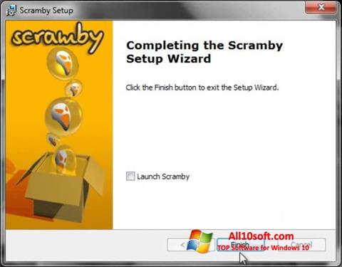 Petikan skrin Scramby untuk Windows 10