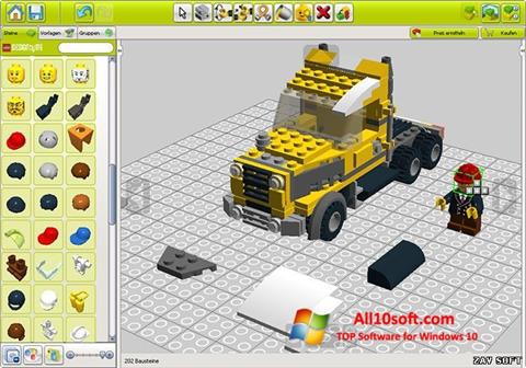 Petikan skrin LEGO Digital Designer untuk Windows 10