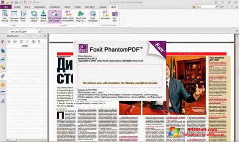 Petikan skrin Foxit Phantom untuk Windows 10