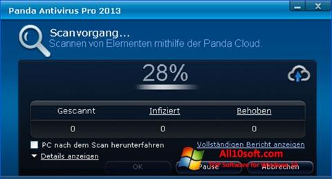 Petikan skrin Panda Antivirus Pro untuk Windows 10