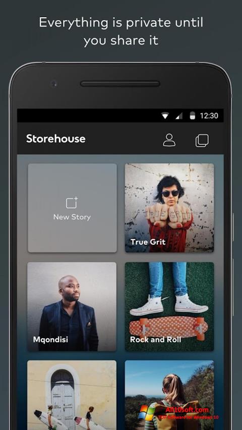 Petikan skrin StoreHouse untuk Windows 10