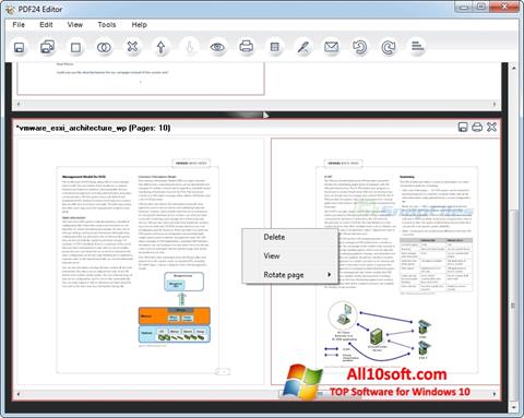 Petikan skrin PDF24 Creator untuk Windows 10