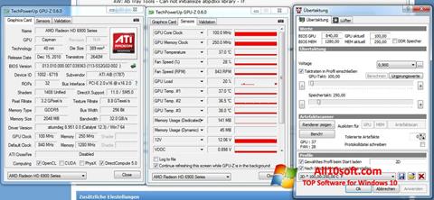 Petikan skrin ATI Tray Tools untuk Windows 10