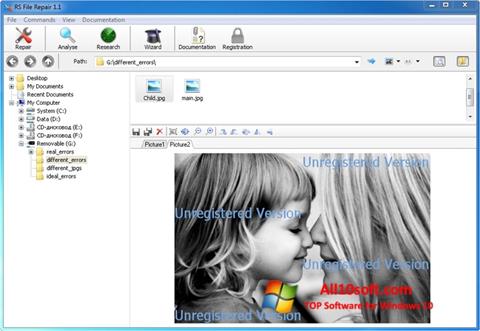 Petikan skrin File Repair untuk Windows 10