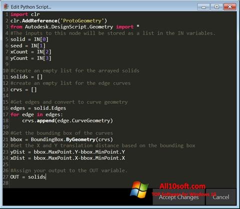 Petikan skrin Python untuk Windows 10