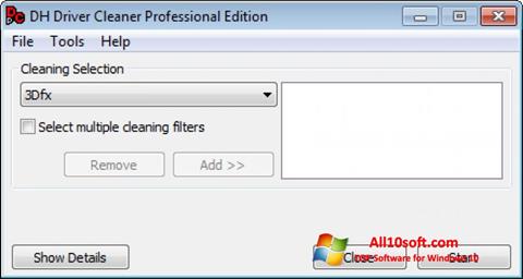Petikan skrin Driver Cleaner untuk Windows 10