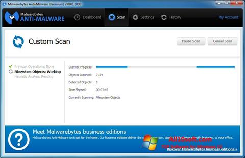 Petikan skrin Malwarebytes Anti-Malware untuk Windows 10