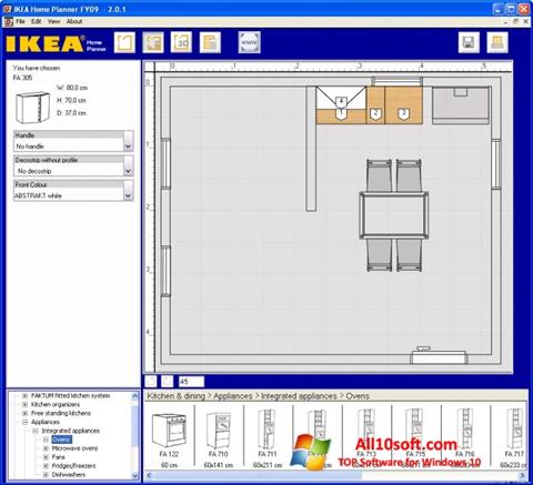 Petikan skrin IKEA Home Planner untuk Windows 10