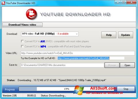 Petikan skrin Youtube Downloader HD untuk Windows 10