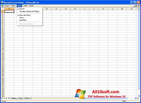 Petikan skrin Excel Viewer untuk Windows 10