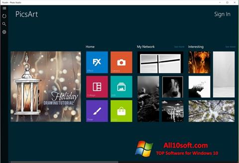 Petikan skrin PicsArt untuk Windows 10