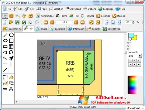 Petikan skrin PDF Reader untuk Windows 10