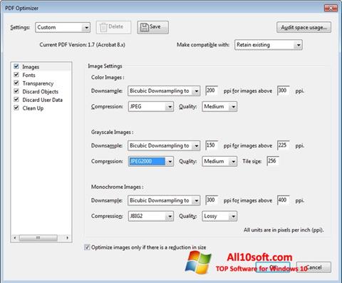 Petikan skrin Adobe Acrobat Pro DC untuk Windows 10