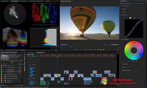 Petikan skrin Adobe Premiere Pro CC untuk Windows 10