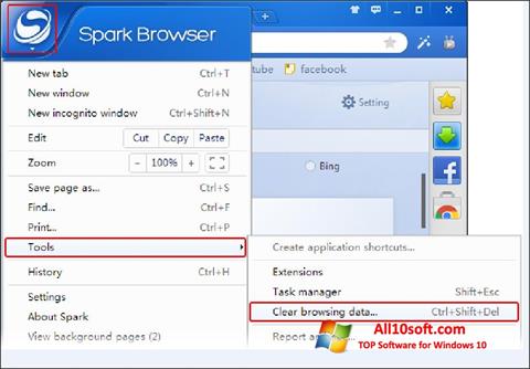 Petikan skrin Spark untuk Windows 10