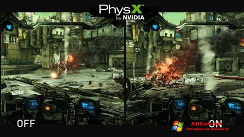 Petikan skrin NVIDIA PhysX untuk Windows 10