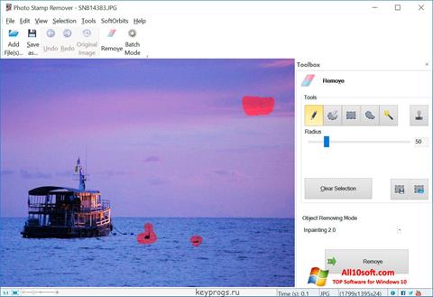 Petikan skrin Photo Stamp Remover untuk Windows 10