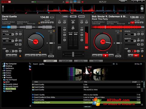 Petikan skrin Virtual DJ Pro untuk Windows 10