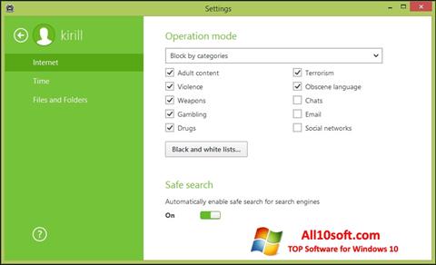 Petikan skrin Dr.Web Security Space untuk Windows 10