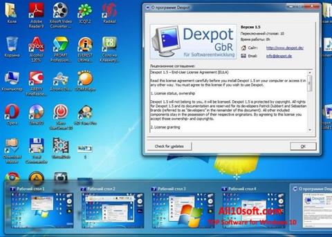 Petikan skrin Dexpot untuk Windows 10